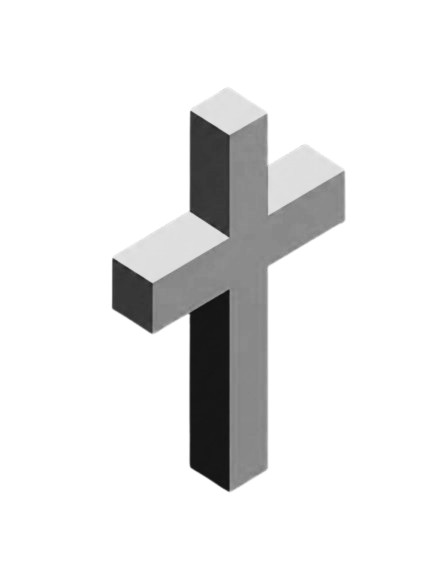 Cross Black and White